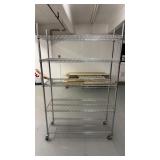 Metal Metro Rack 5 Shelves,  48"x 76"