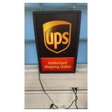 UPS Light Up Sign - works