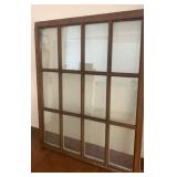 Wooden Panel Window 51x64 2nd floor-very heavy