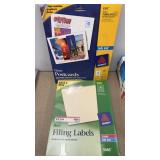 (2) Avery 5066 Filing Labels & (2) Avery 8383