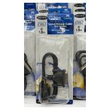 (8) Serial Printer Cables Null Modem DB9