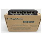 PoE Switch 8 Port Switch w/ 7 PoE Port