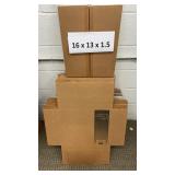 16x13x1.5" Boxes, Qty 27