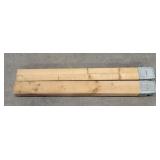 Wood saw horse legs