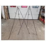 Folding Metal art tripods. 60ins.