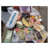 Yarn, needle crafts and other craft supplies