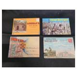 Souvenir photo folders.