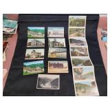 Postcards and photo folder (no cover) from West