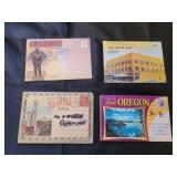 Souvenir photo folders from Oklahoma, Oregon and