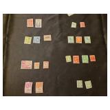 Postage stamps from various islands