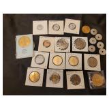 Assorted commemorative coins