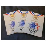 Souvenir pendants from the 1984 LA Olympics