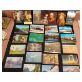 Assorted postcards