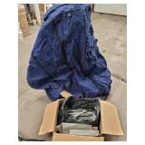 Clothes and shoe storage bag. With metal frame