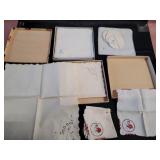 Napkins and coasters.