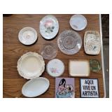 Decorative plates, bowls and trivets