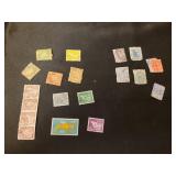 Postage stamps from Ireland and NS Wales.