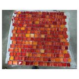 Glass tile. 90sqft. NIB. Sunset path.