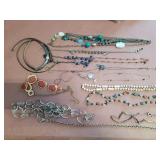 Costume jewelry necklaces