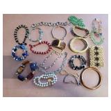 Costume jewelry bracelets