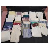 Assorted napkins and handkerchiefs