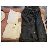 Womens Jones New York jacket (size S) and sweaters