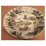 Yorkshire Ironstone serving platter. 14ï¿½x11ï¿½.