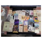 Vintage travel attraction pamphlets and other
