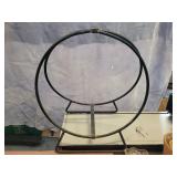 Iron log rack. 28x24x15