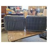 Vintage suitcases.