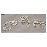 Three lengths of rope, unknown length