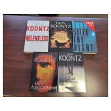 Dean Koontz novels. First editions.