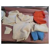 Burlap material in one bag.