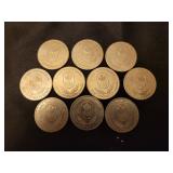 Montreal Olympic commemorative coins. 1976