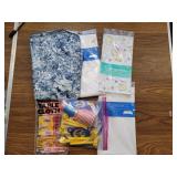 Party supplies and table clothes