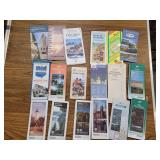Vintage travel maps