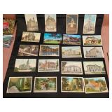 Postcards from various cities in NY state