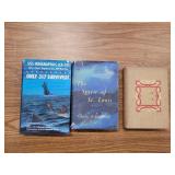 Hard cover books. Two first editions