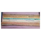 Vintage yard sticks