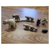 Assorted animal figures