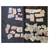 Postage stamps from South American countries