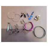 Costume jewelry earrings