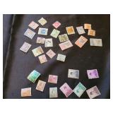 Postage stamps from Ceylon (Sri Lanka)