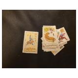 Postage stamps from Czechoslovakia. Slightly