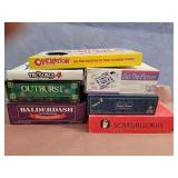 Board games. Parts not verified.