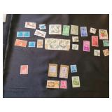 Postage stamps from India, Nepal and Switzerland