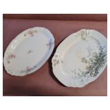 Porcelain serving platters. 18x13 & 16x11ï¿½