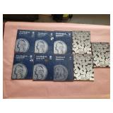 US Quarter coin folders. All are empty.