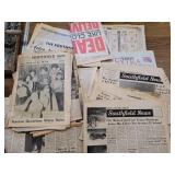 Stack of newspapers for Southfield