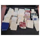 Assorted napkins and handkerchiefs